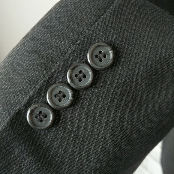 Egara Slim Fit Suit Jacket Dark Grey 46 Long - Picture 3 of 8